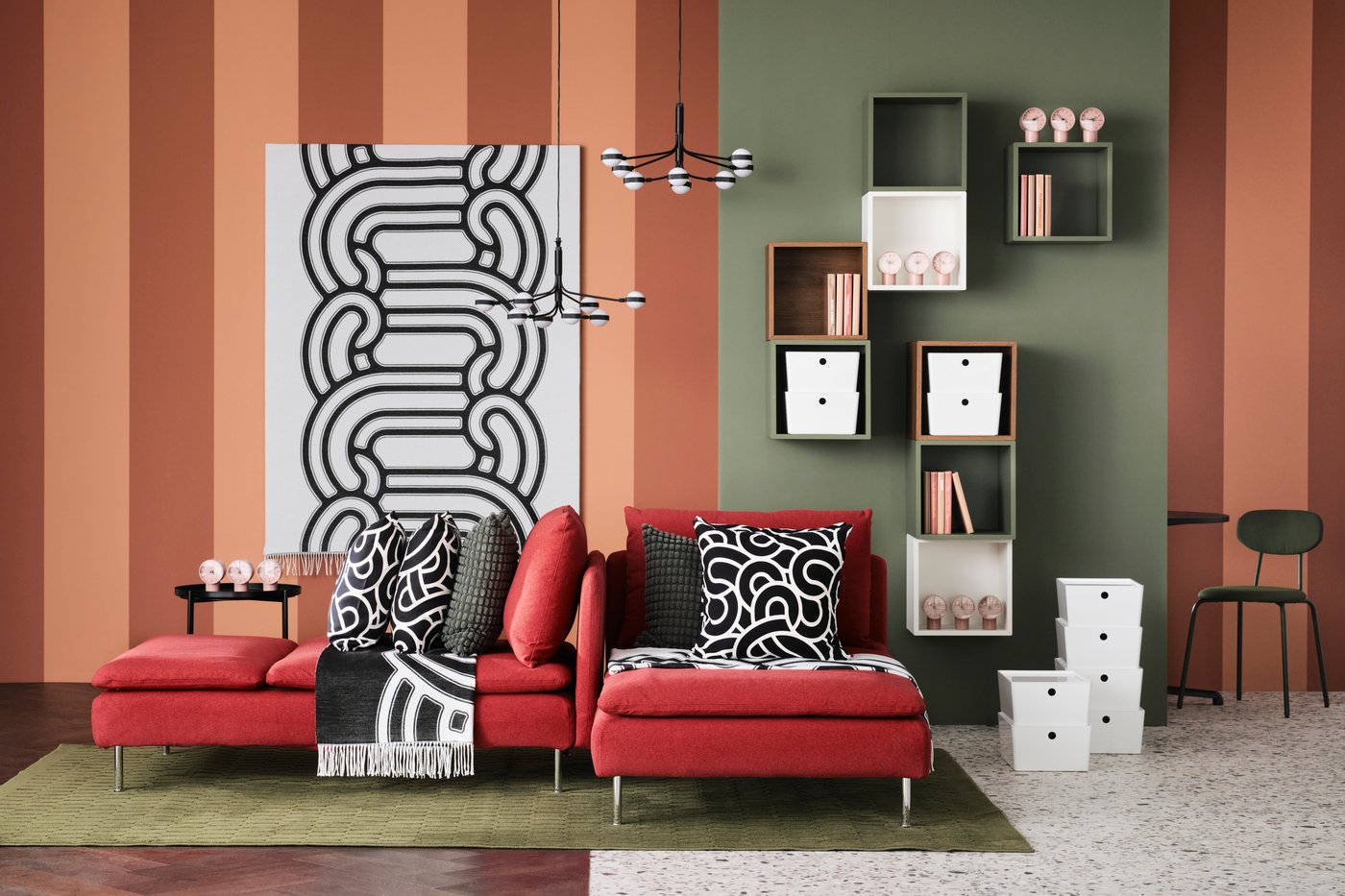 Un plaid noir et blanc SÖTRÖNN