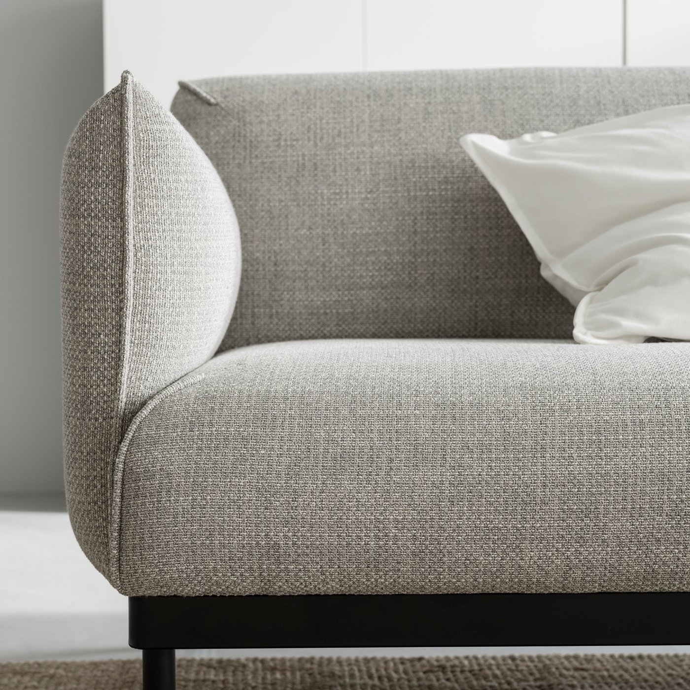 A Lejde light grey ÄPPLARYD 2-seat sofa