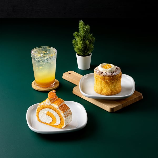 한라봉으로 만든 음식메뉴들의 사진