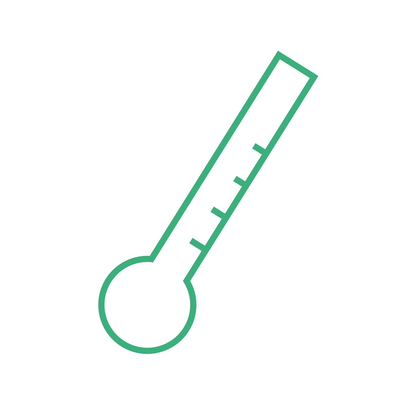 Illustration of a thermometer