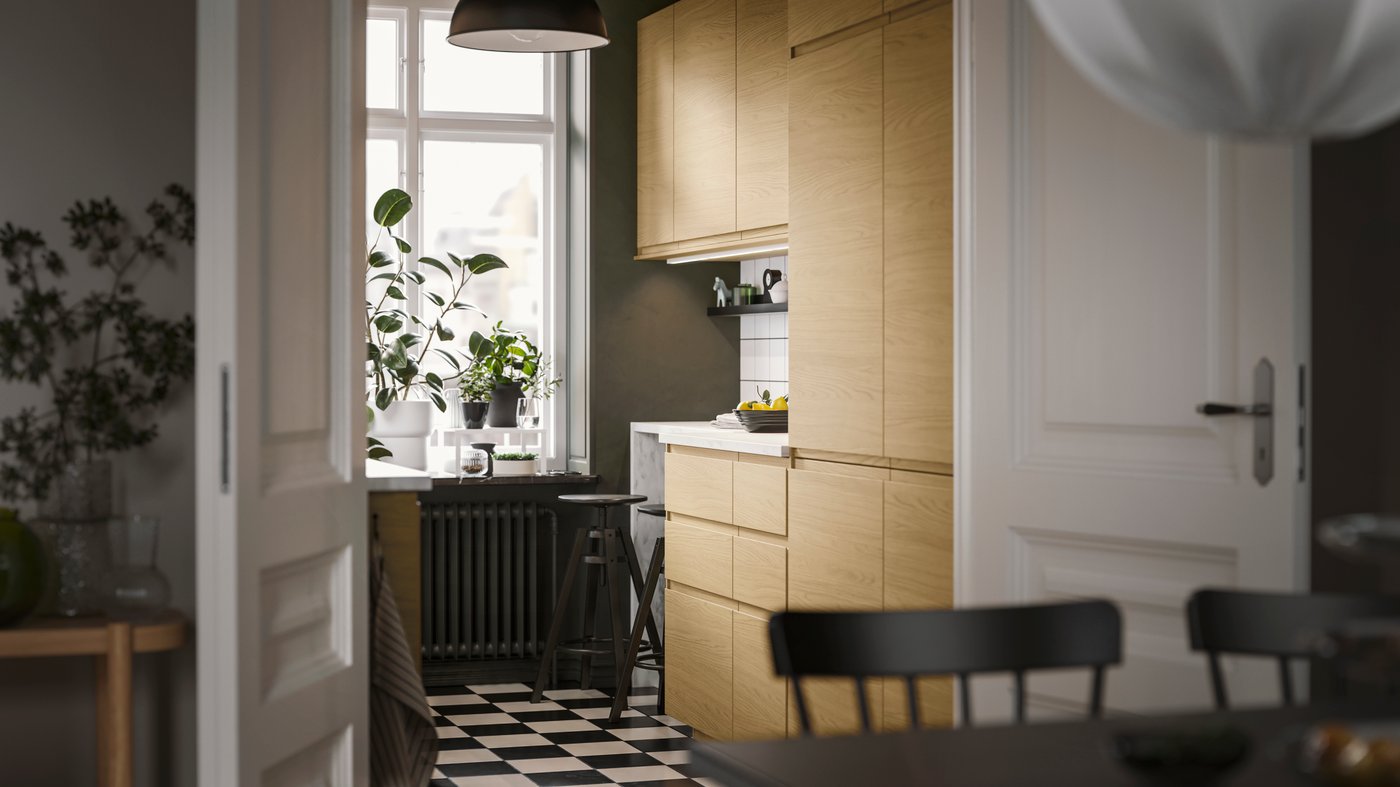 VOXTORP oak effect kitchen