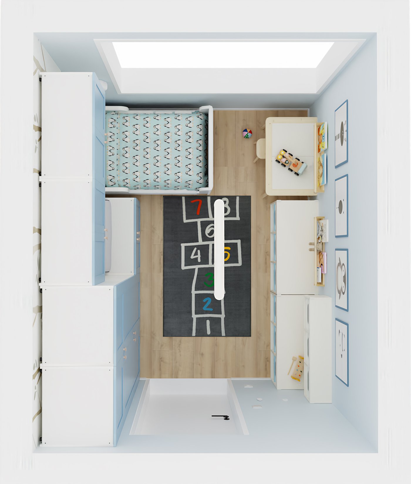 Tloris otroške sobe