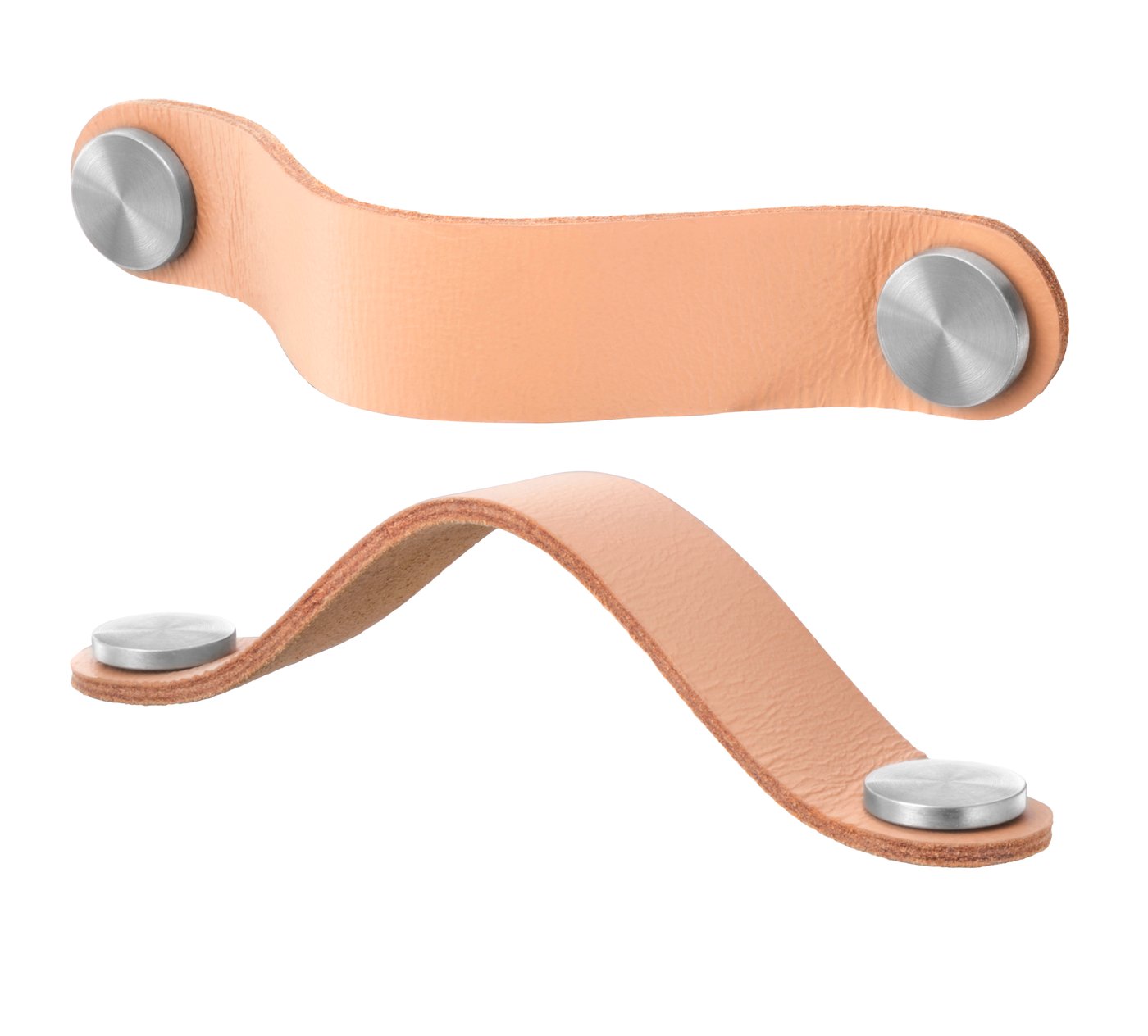 IKEA ÖSTERNÄS läderhandtag, garvat läder, 153 mm