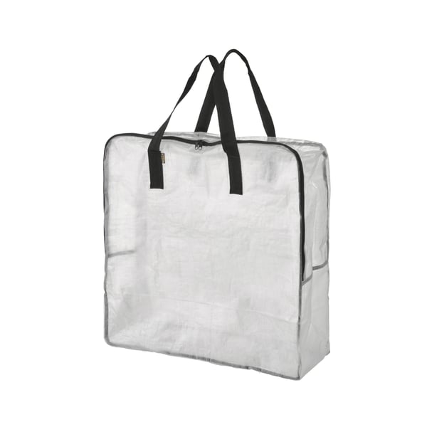 A transparent DIMPA storage bag