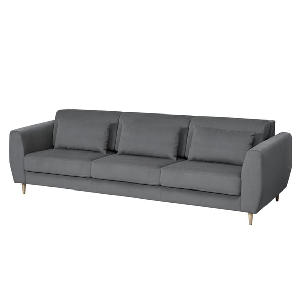 A Hakebo dark grey SLATORP 3-seat sofa