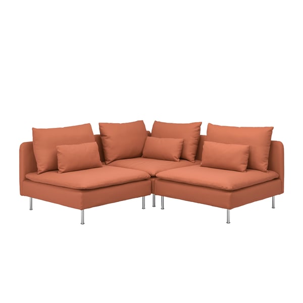 Canapé d'angle Kelinge rust SÖDERHAMN, 3 places