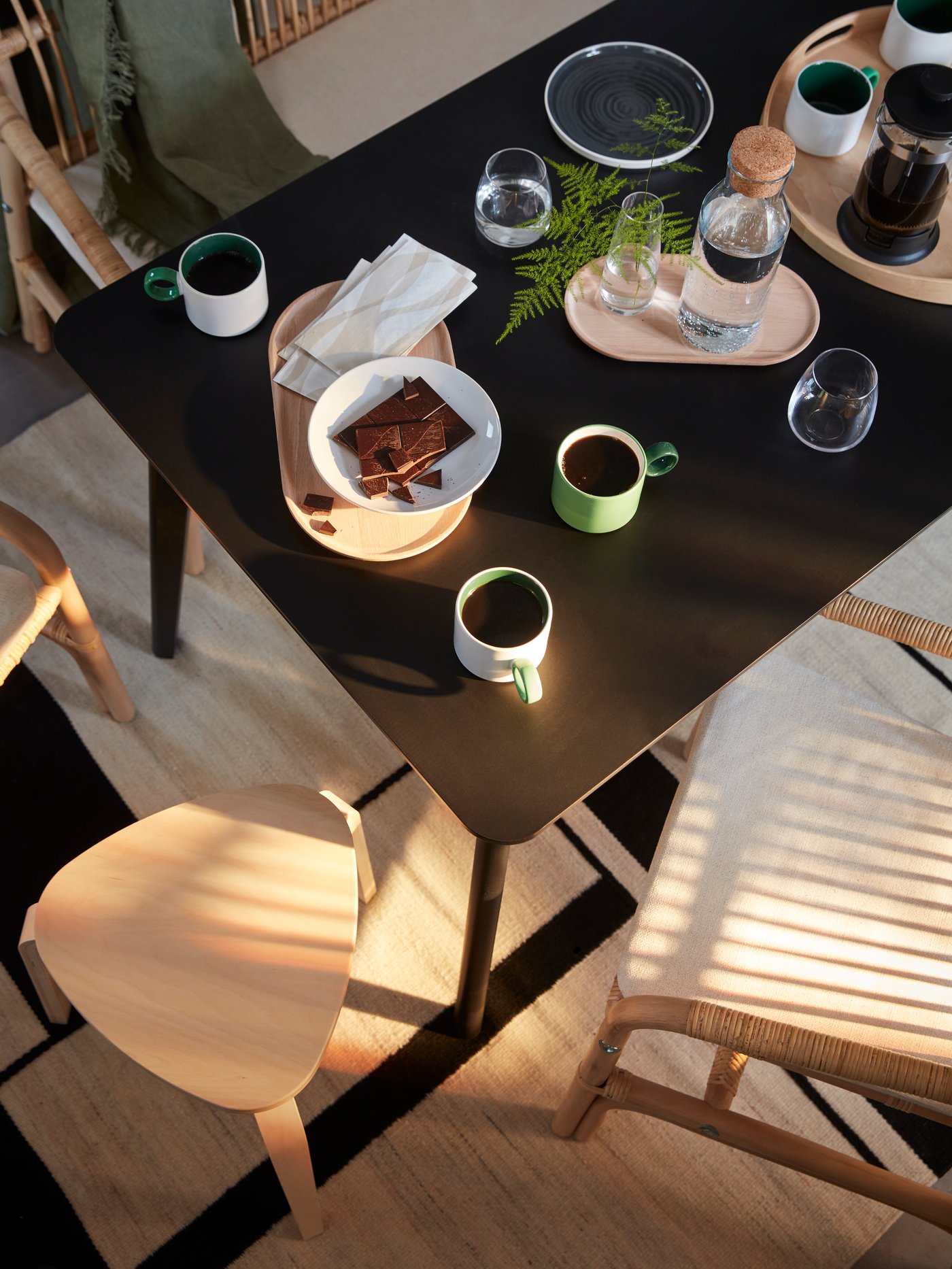 A beech SMÖRLING serving tray