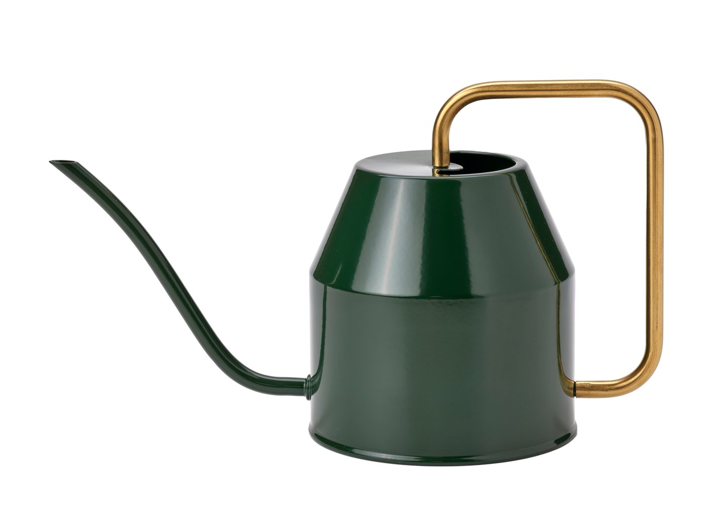 IKEA VATTENKRASSE vattenkanna, svartgrön/guldfärgad, 2.0 l