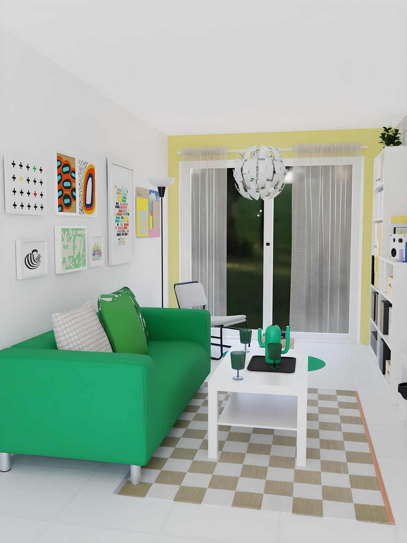 Un salon moderne à petit prix