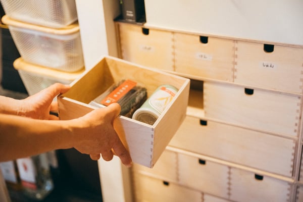 モッペ木製収納ミニチェスト