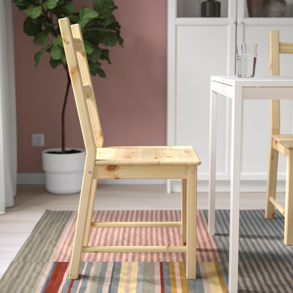 A pine IVAR chair