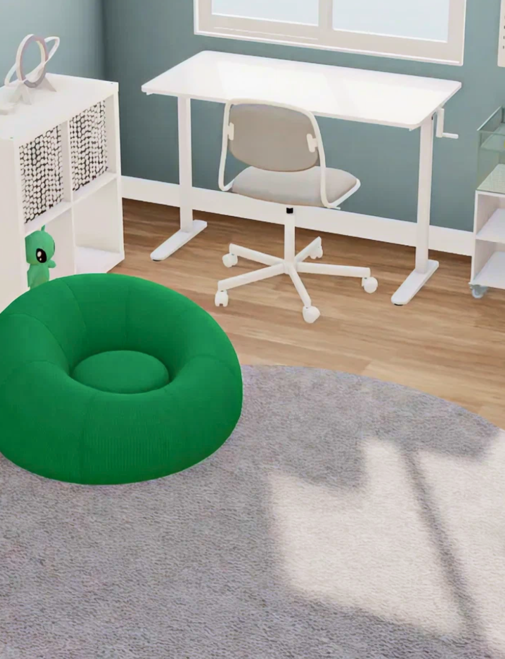 In einem IKEA Kreativ Planer ist ein Kinderzimmer für ein Schulkind zu sehen.