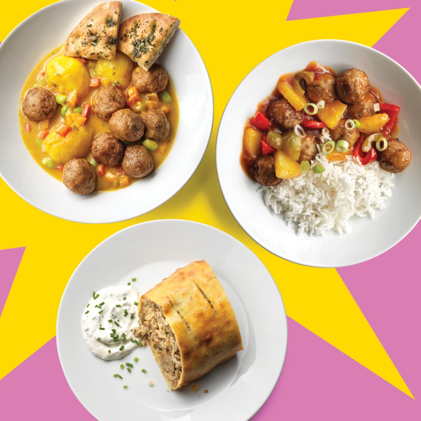 Three crazy meatball dishes