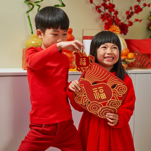 A battery-operated lantern/goldfish FÖSSTA LED table decoration