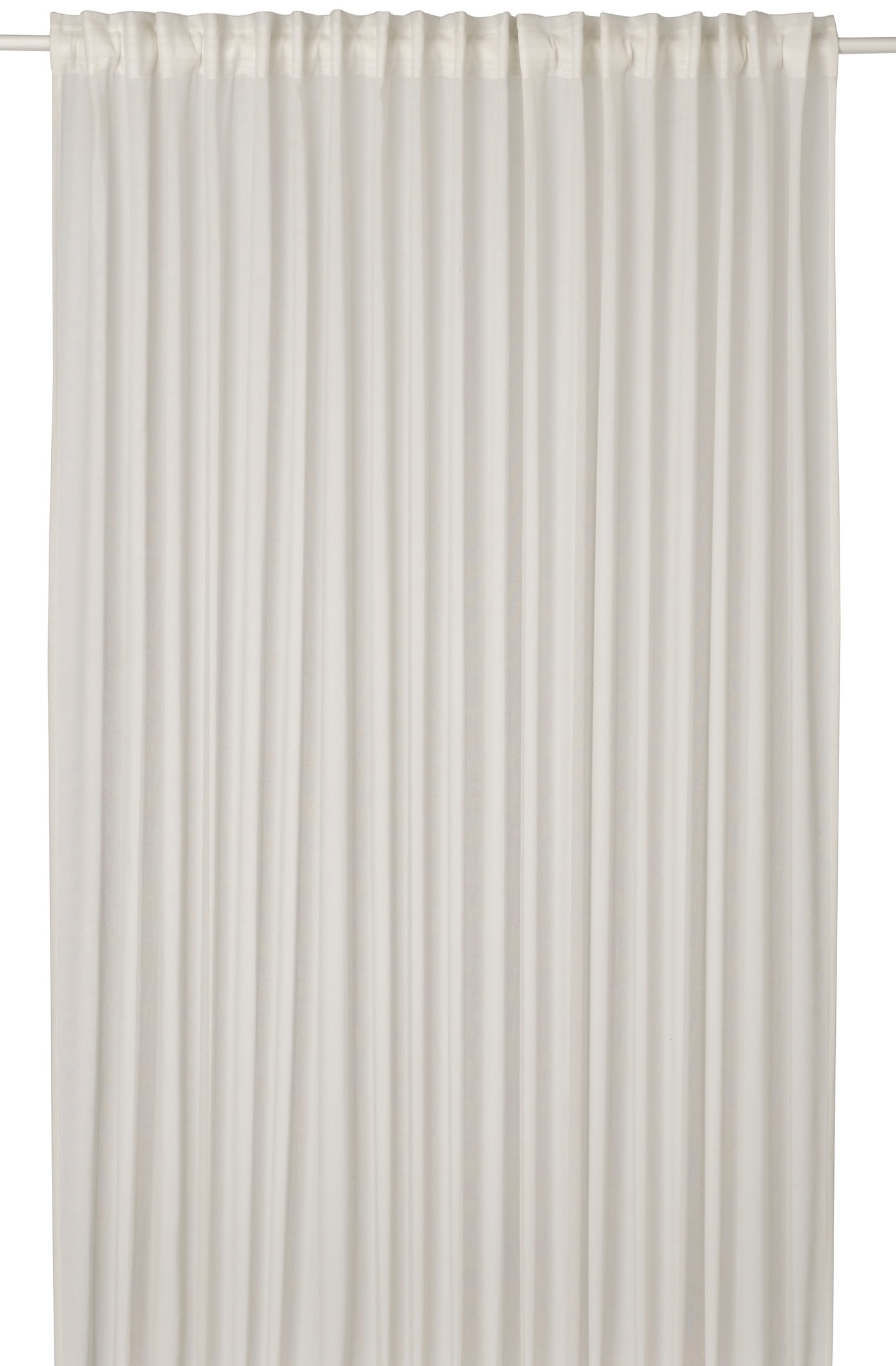 IKEA ÄNGSFRYLE skir gardin, 1 längd, vit/med veckband, 300x350 cm