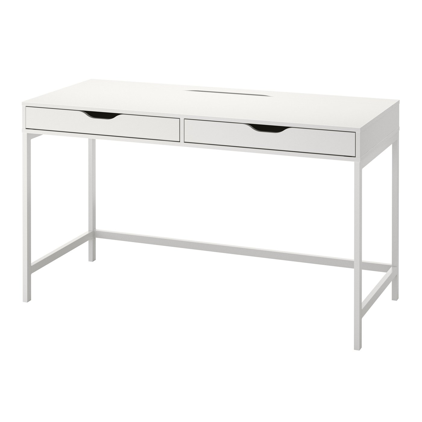 IKEA ALEX skrivbord, vit, 132x58 cm
