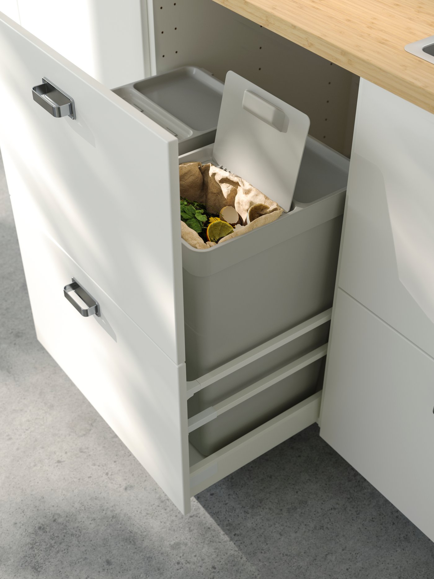 Imagen que lleva a productos de almacenamiento y organización de la serie HÅLLBAR.