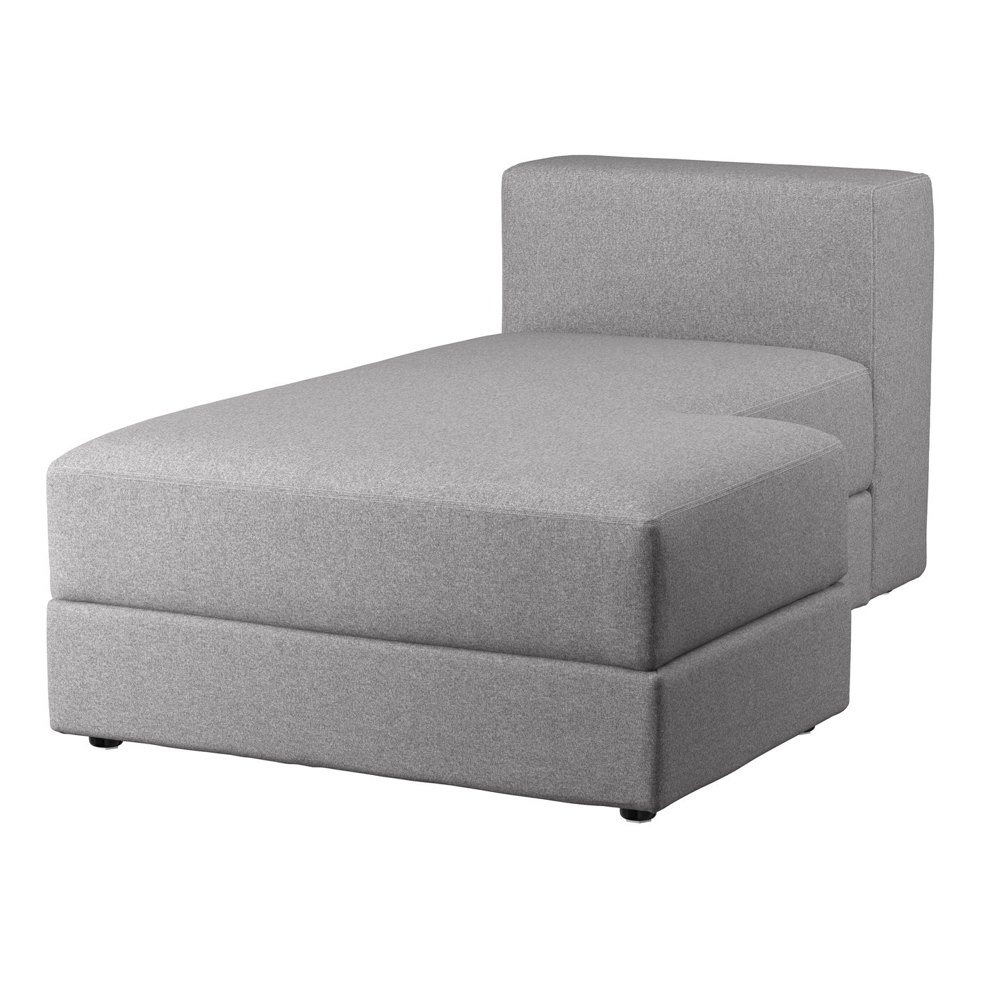IKEA JÄTTEBO schäslongmodul, höger, tonerud grå