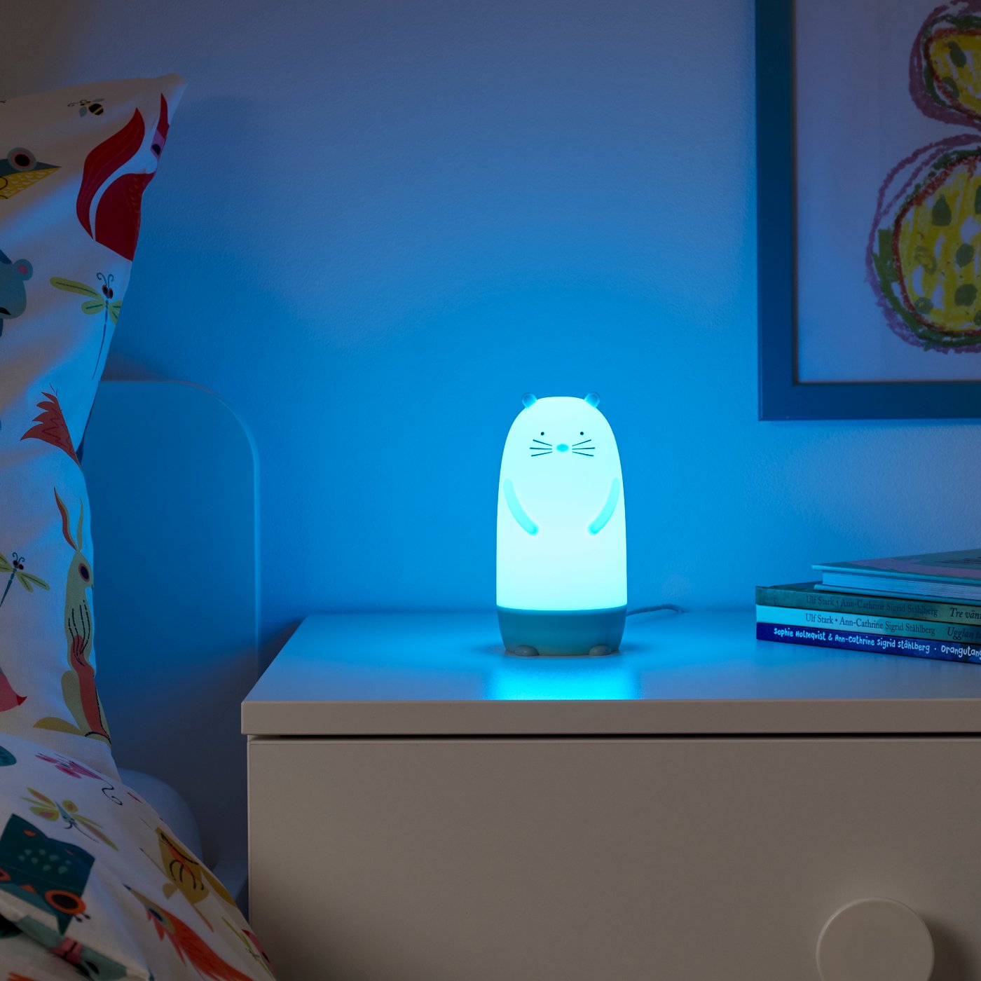 An otter-shaped multicolour SPIKEN LED night light
