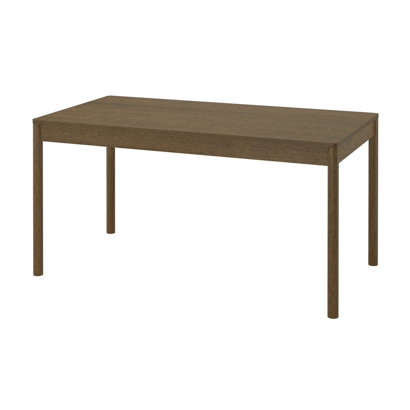 IKEA TONSTAD bord, brun betsad ekfaner, 150x80 cm