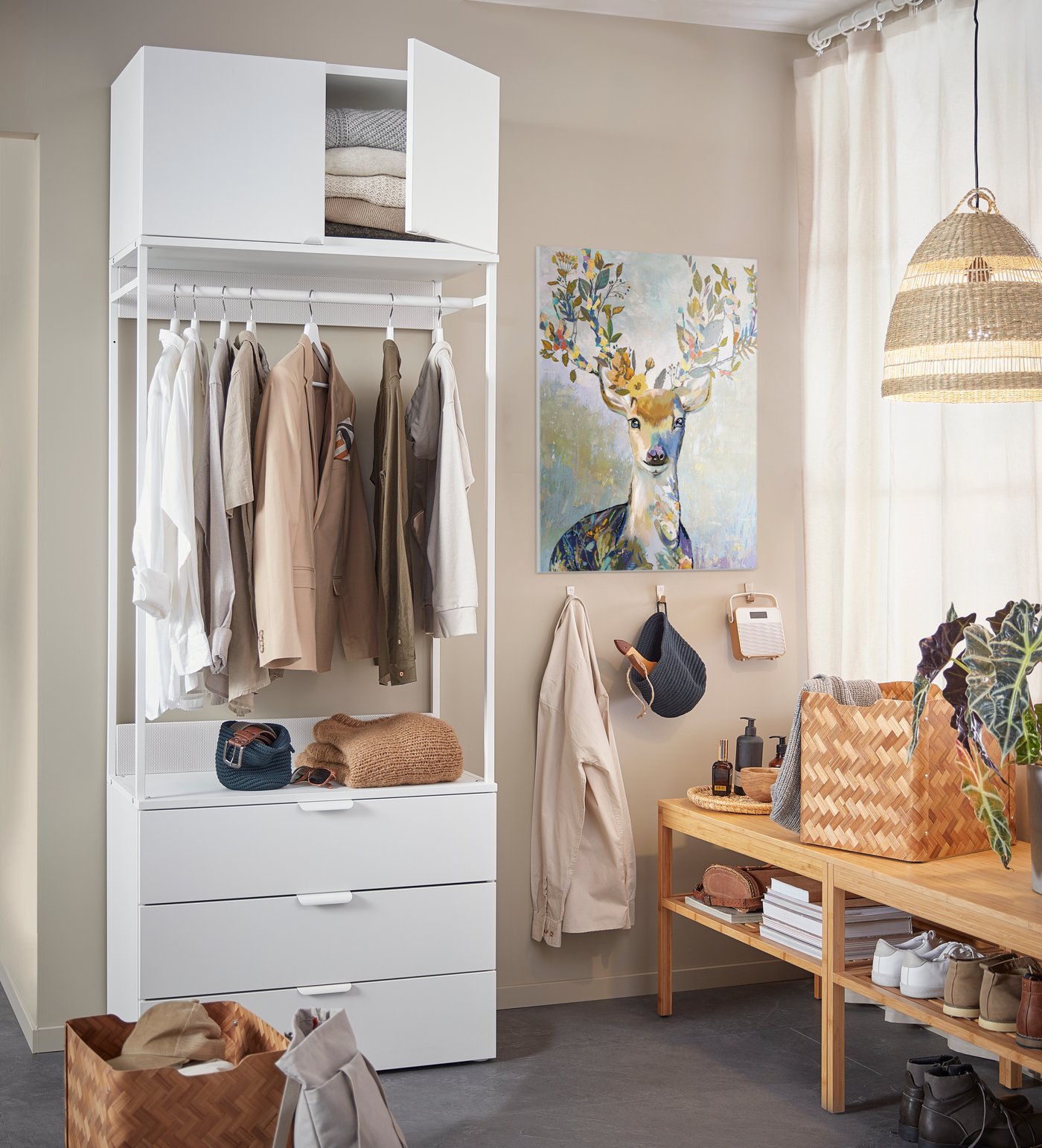 A bamboo NORDKISA bench