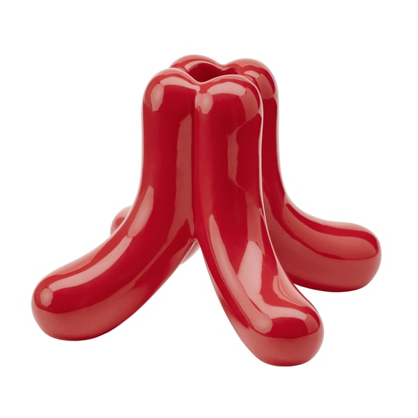 VINTERFINTキャンドルホルダーレッド