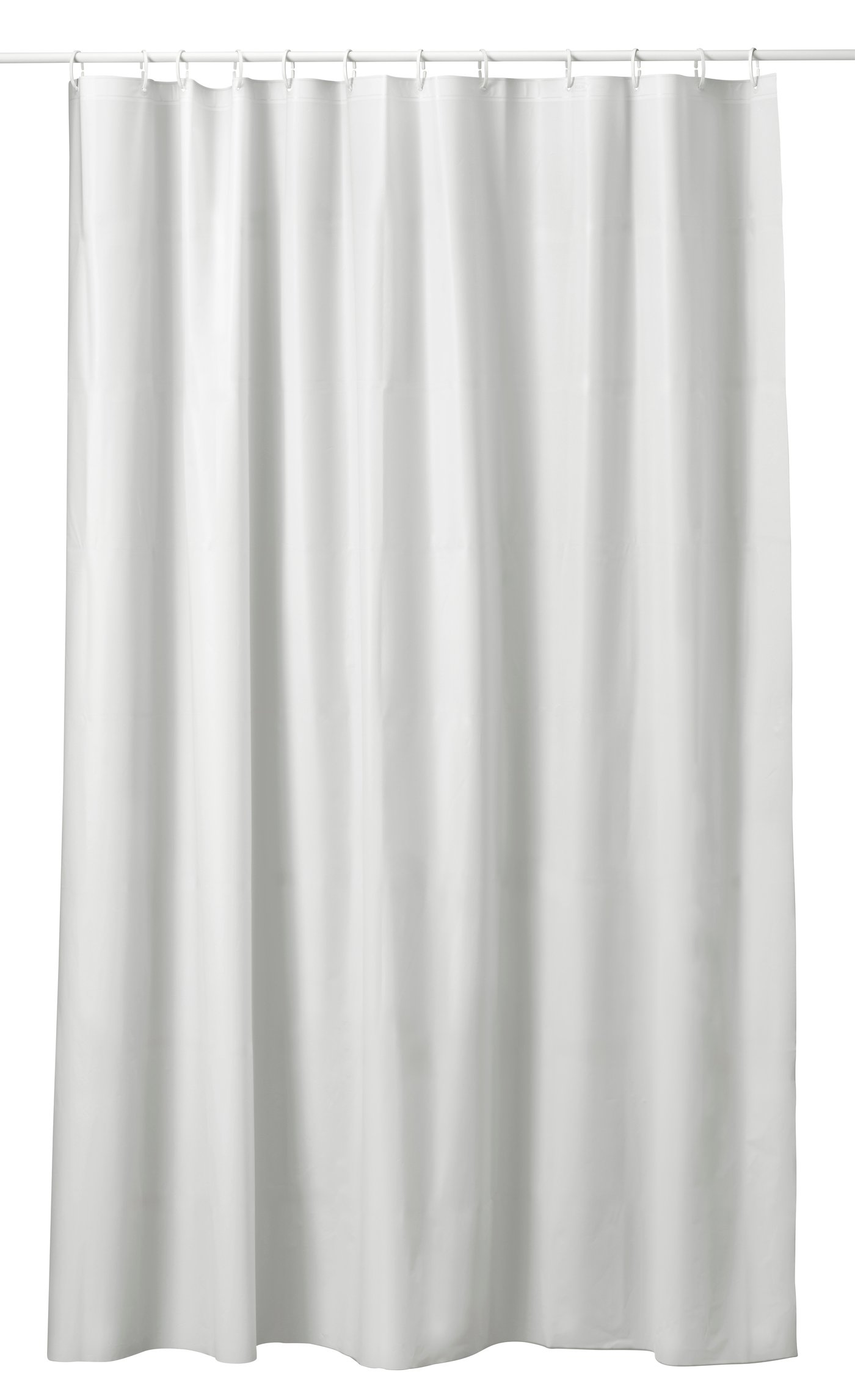 IKEA NORDRÖNN duschdraperi, vit, 180x200 cm