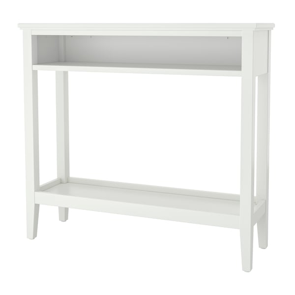 A white IDANÄS console table