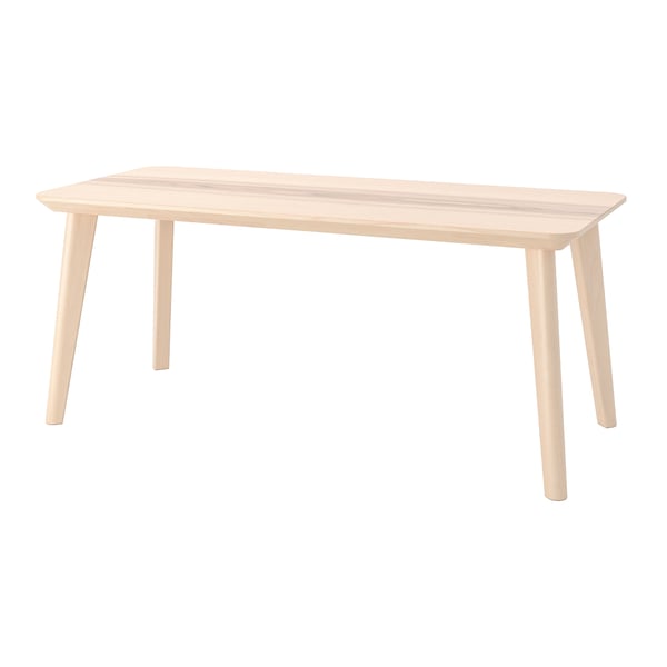 An ash veneer LISABO coffee table