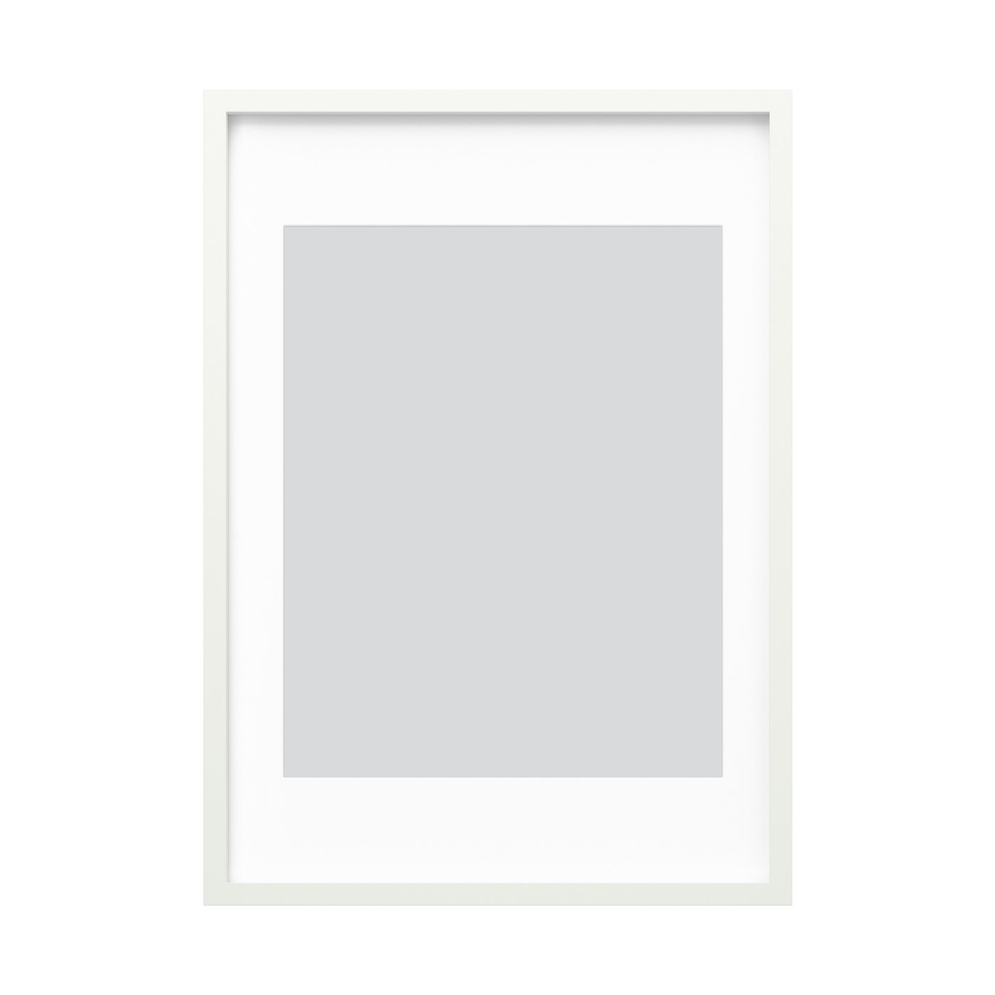 IKEA - RÖDALM kehys ja kehyskartonki, valkoinen, 50x70 cm