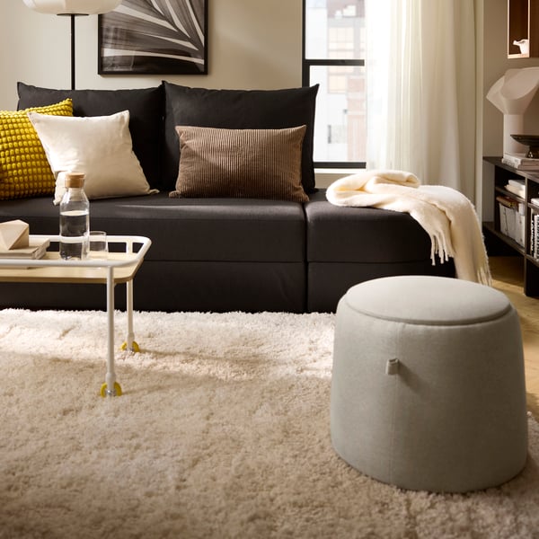 A white VOLLERSLEV rug, high pile