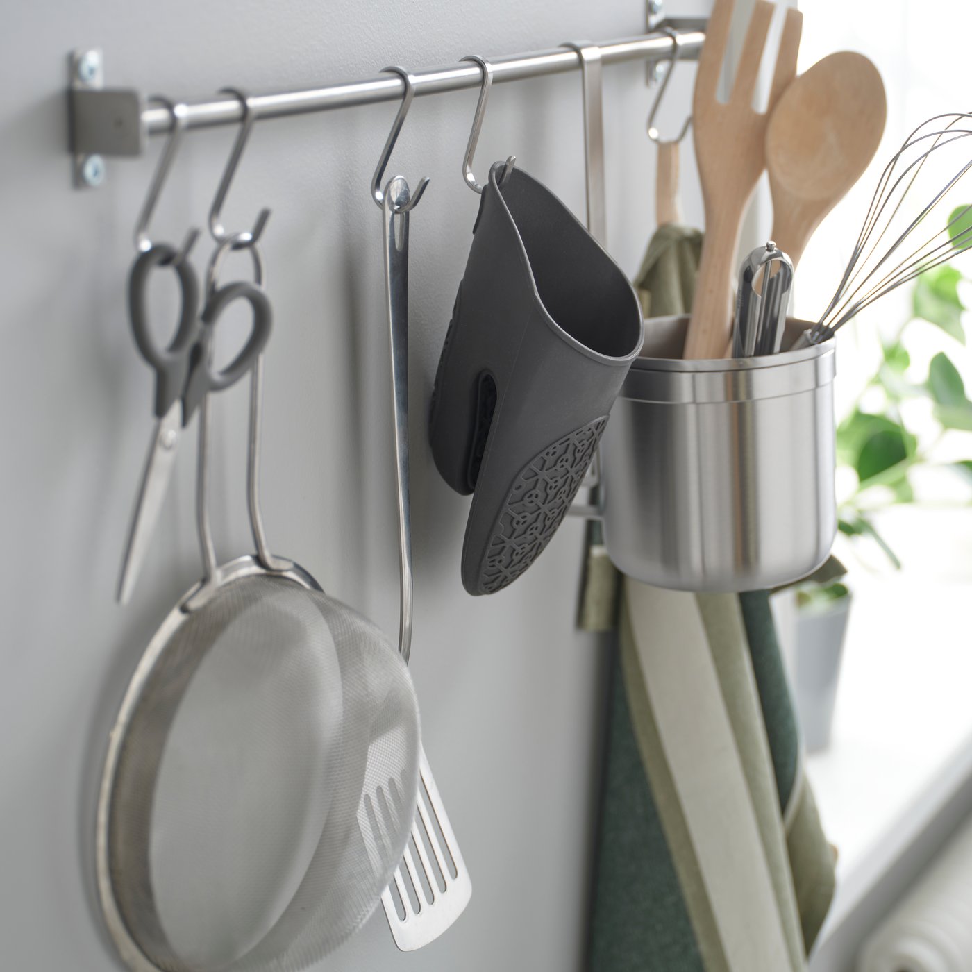 Mănușă de cuptor SANDVIVA din silicon/gri închis