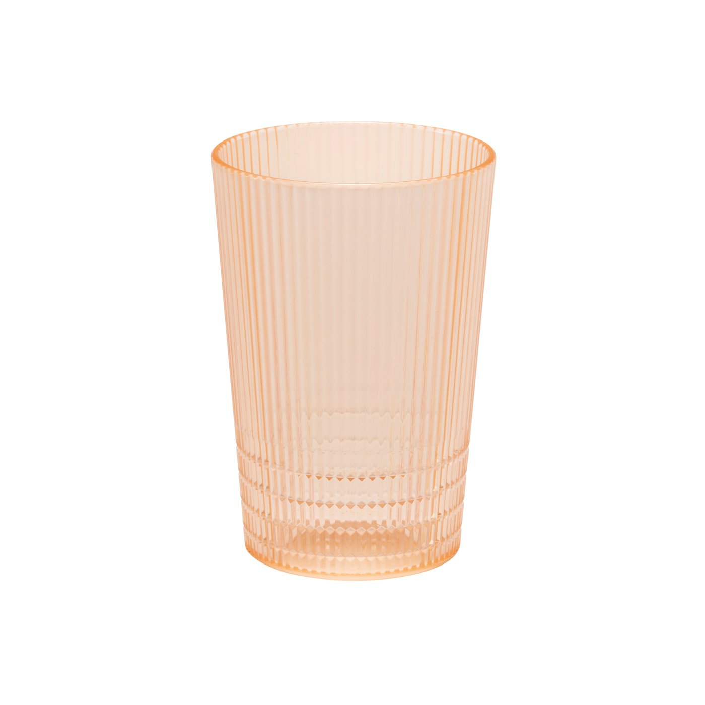 IKEA KALLSINNIG glas, plast/orange, 38 cl