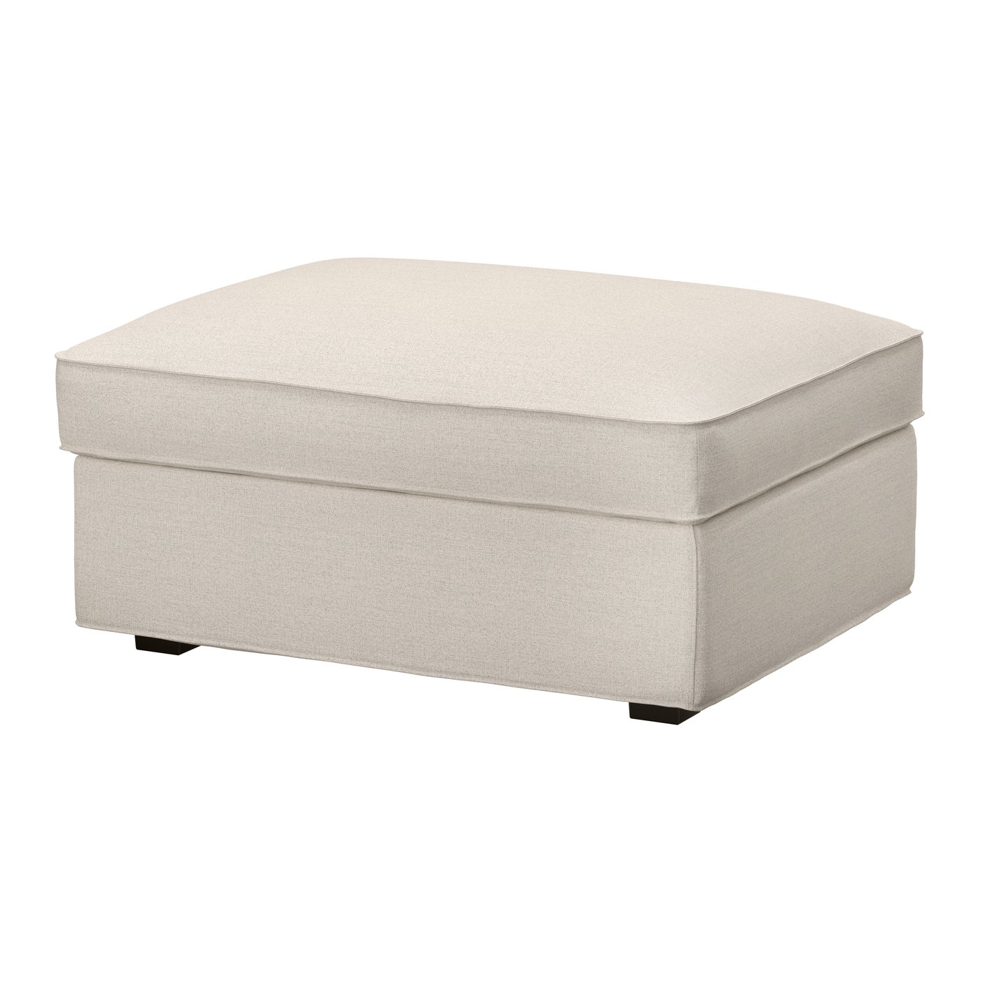 IKEA KIVIK fotpall med förvaring, gunnared beige