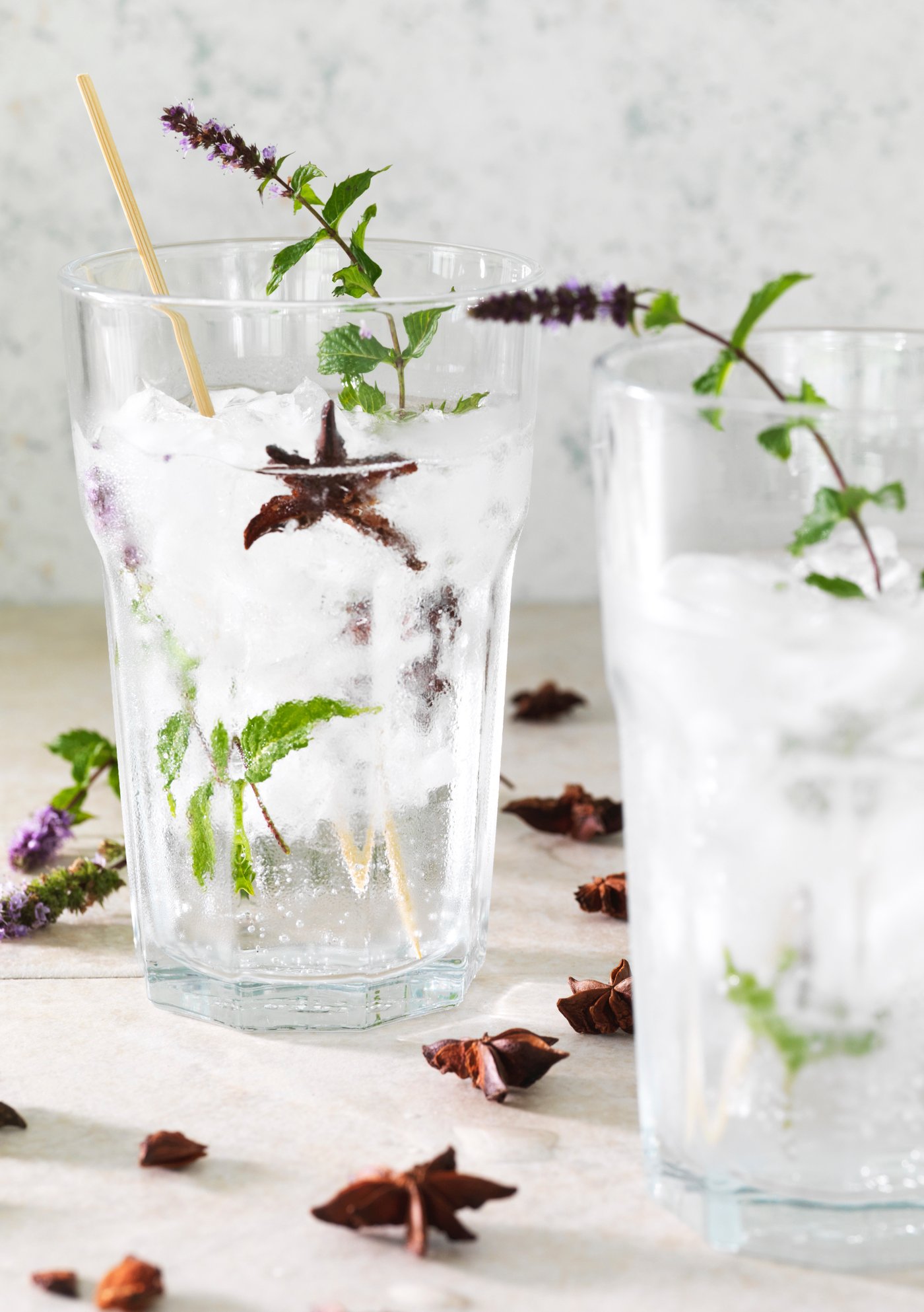 A clear glass POKAL glass.