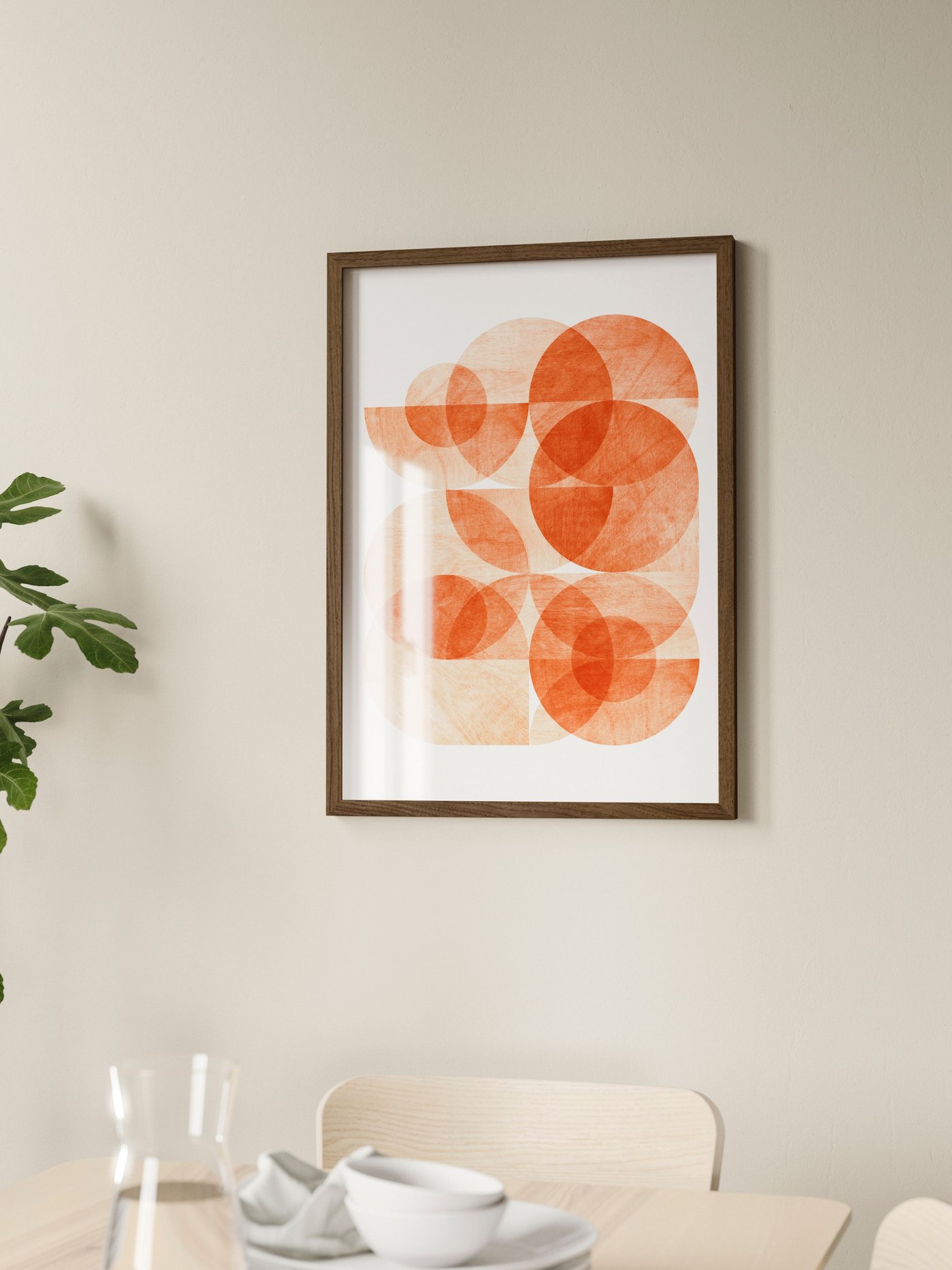 An oak effect RÖDALM frame