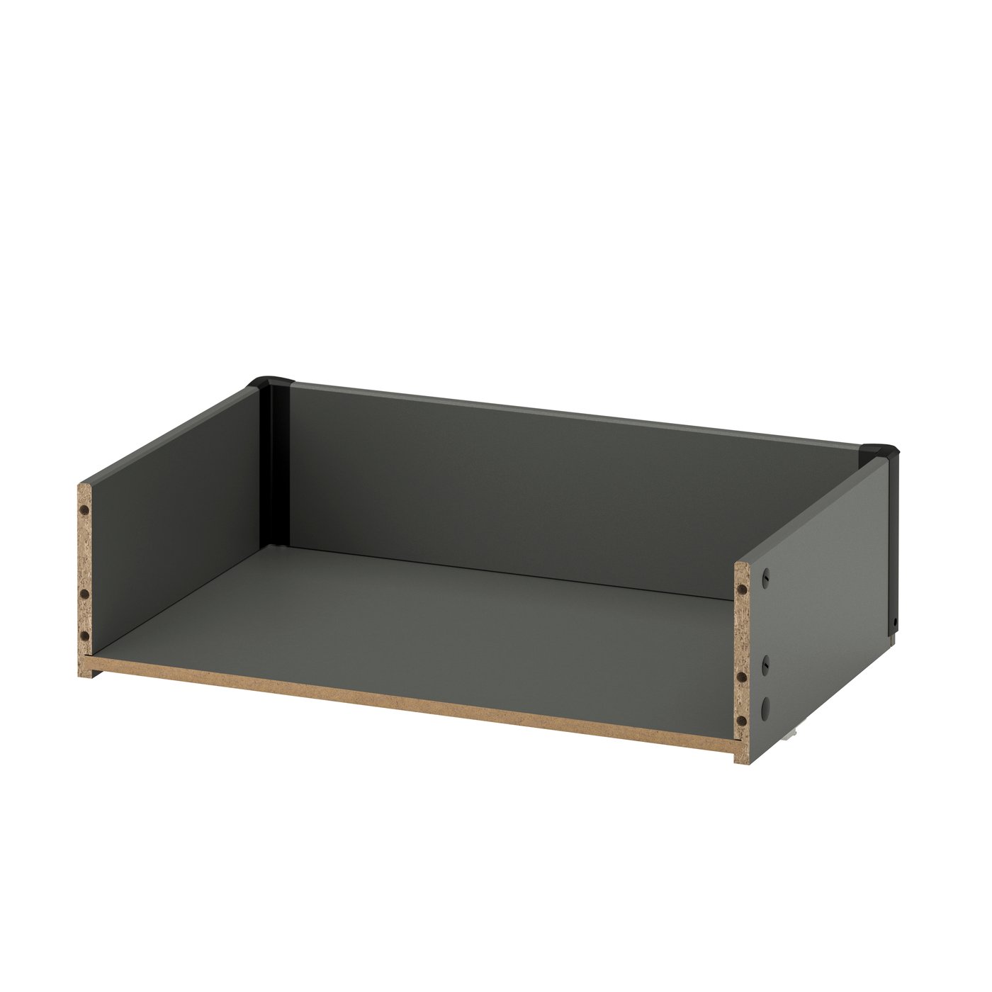 IKEA BESTÅ lådstomme, mörkgrå, 60x15x40 cm