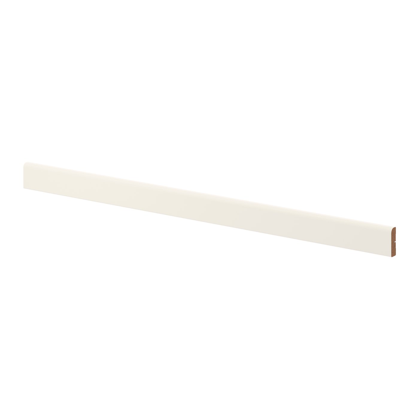 IKEA FÖRBÄTTRA dekor/krönlist rundad, off-white, 221 cm
