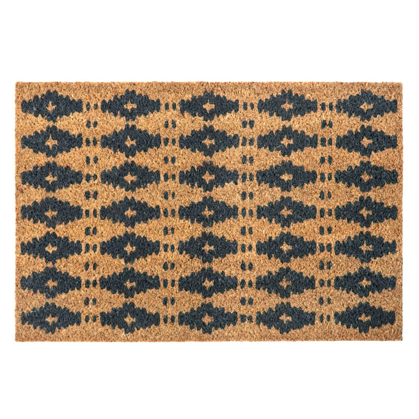 A coir/geometric BETALVÄG door mat in the NA