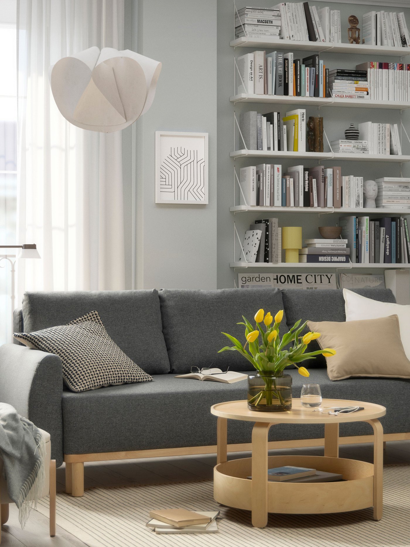 A birch veneer BORGEBY coffee table