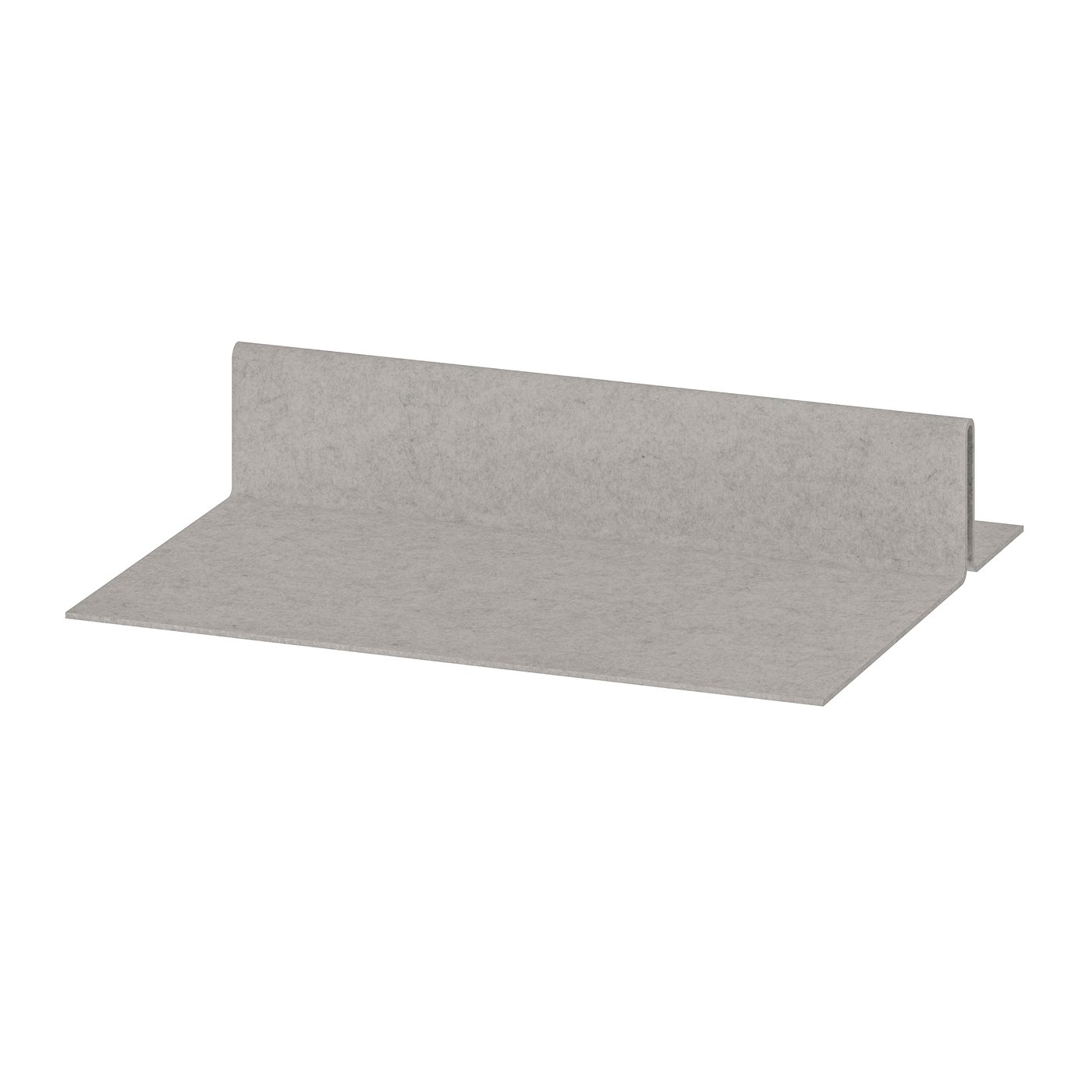 IKEA KOMPLEMENT skoinsats för utdragbart hyllplan, ljusgrå, 50x35 cm