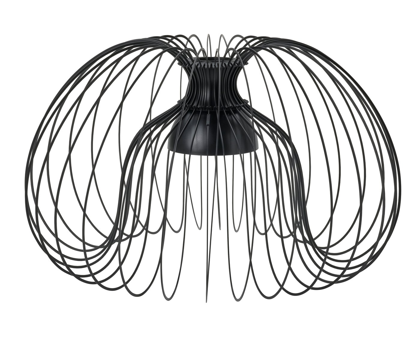 IKEA KALLFRONT taklampskärm, svart, 52 cm