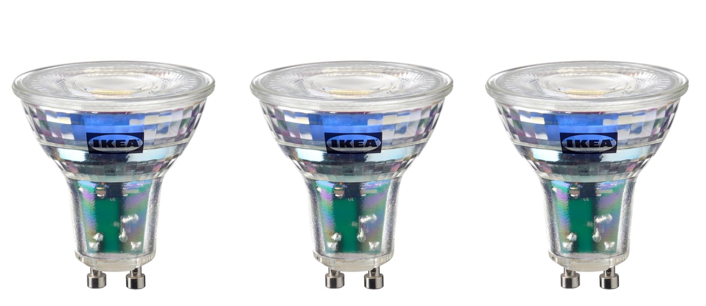 IKEA SOLHETTA LED ljuskälla GU10 345 lumen, 4000 K
