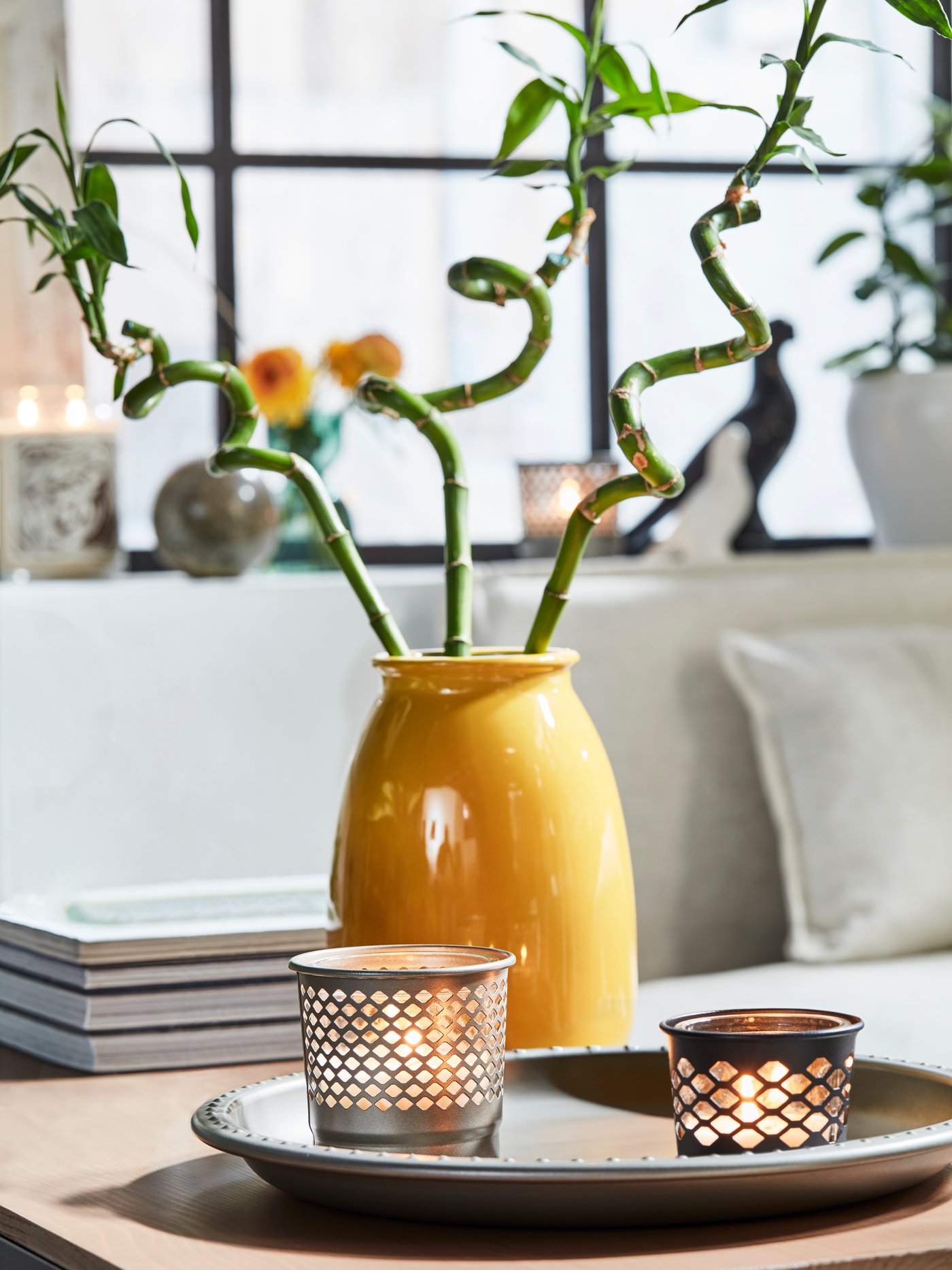 An anthracite BERGGRAN candle holder