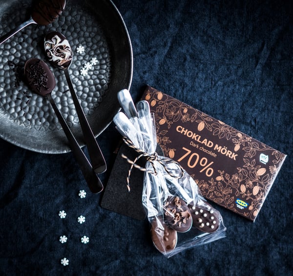 Detalls de bodes de xocolata per als més petits