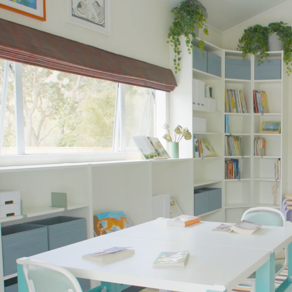 Versatile, adjustable, and timeless, the BILLY bookcase is the hero of this renovation. It provided the essential storage needed to organise the school’s book collection, making titles visible, accessible, and inviting for students of all heights.