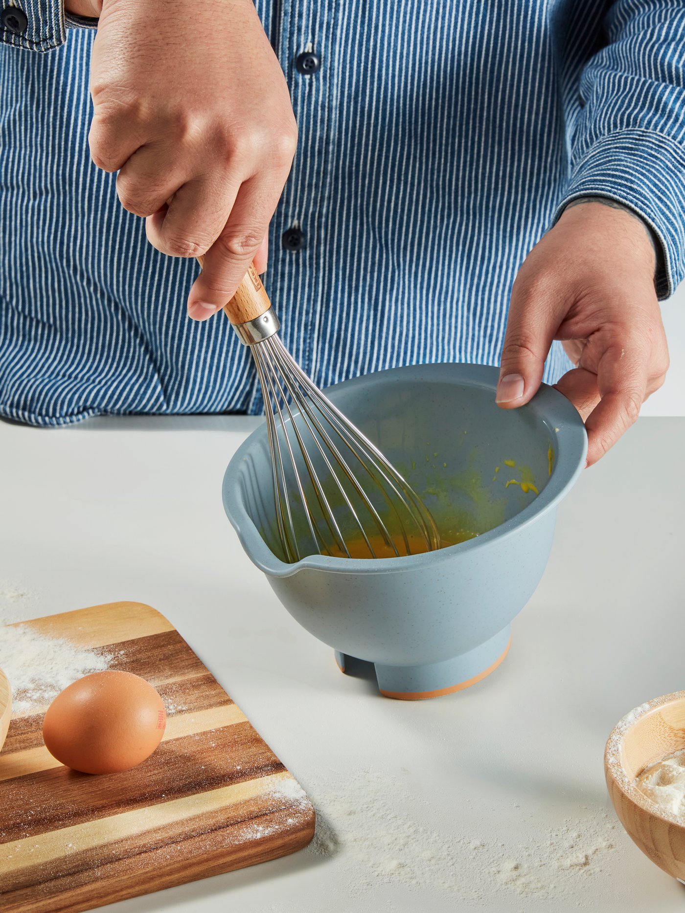 Bol à mélanger PONNYFISK bleu gris clair