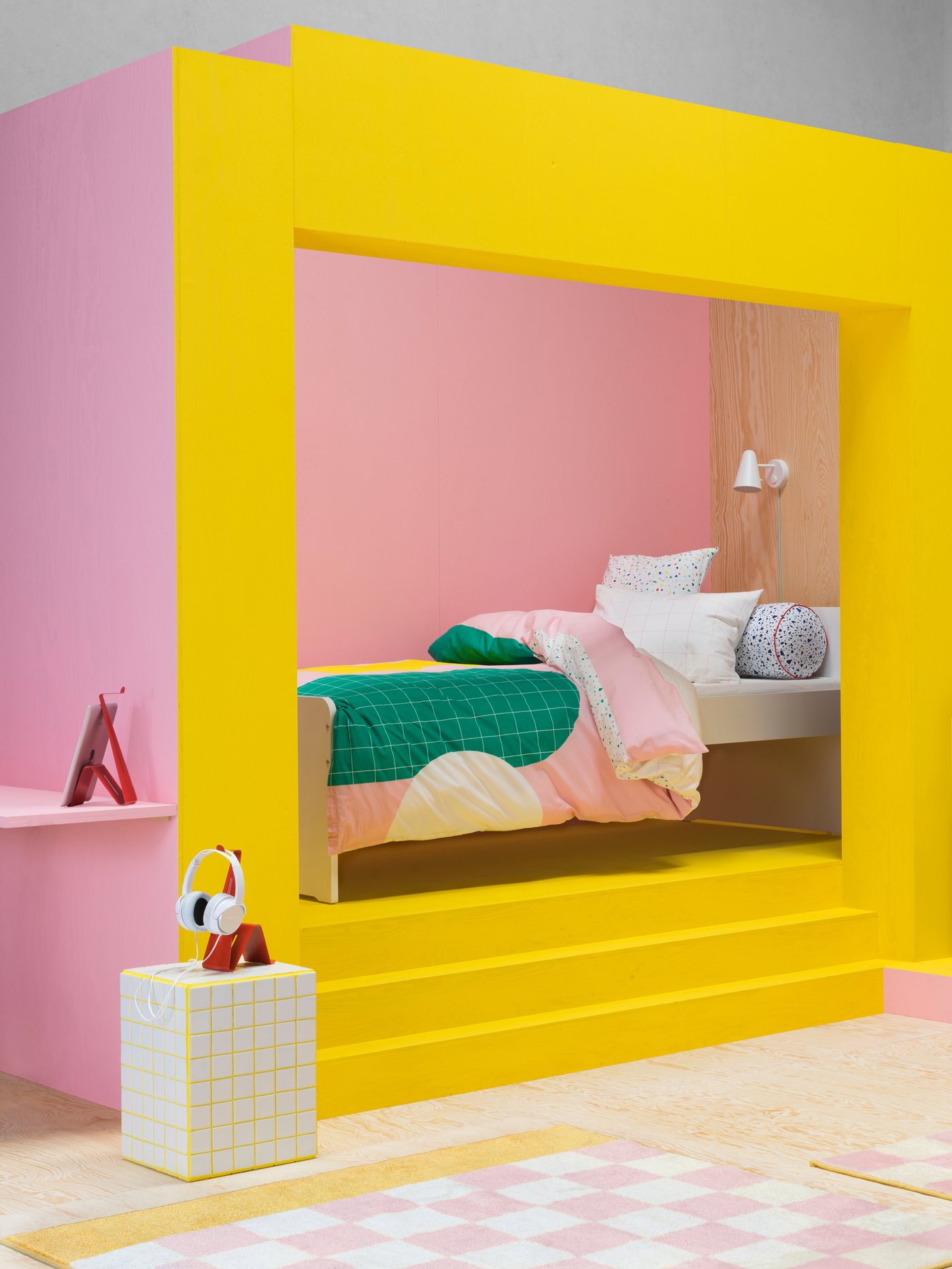 SNIGLAR bed frame with slatted bed base, birch, 70x160 cm - IKEA