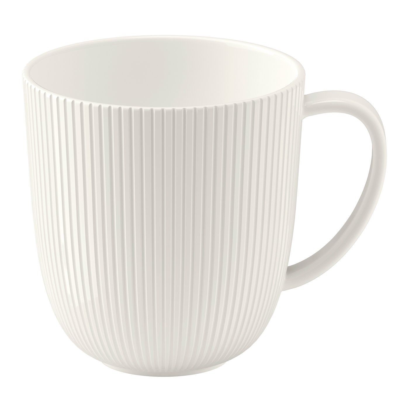 IKEA OFANTLIGT mugg, vit, 31 cl