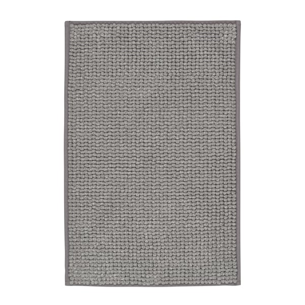 A grey-white/mélange TOFTBO bath mat in the NA